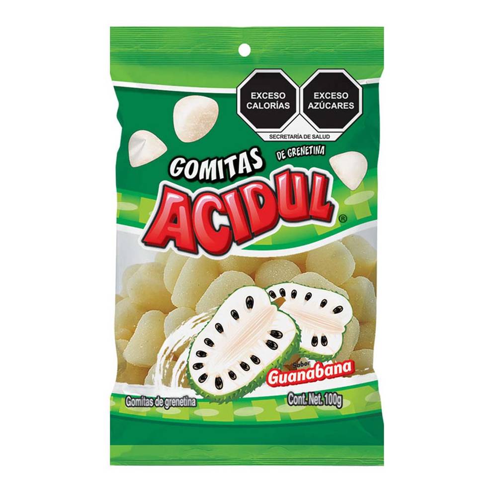 Acidul · Gomitas guanábana verde (100 g)