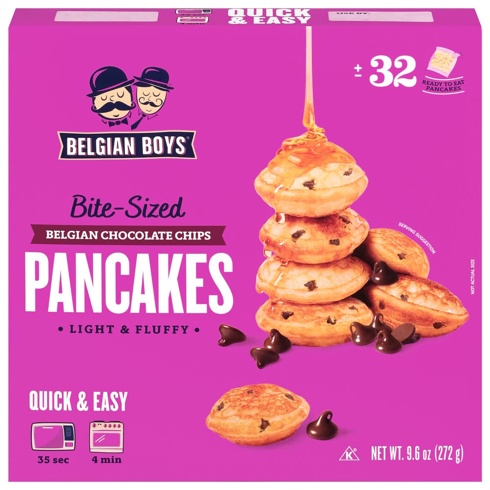 Belgian Boys Bite-Sized Chocolate Chip Pancakes (9.6 oz)