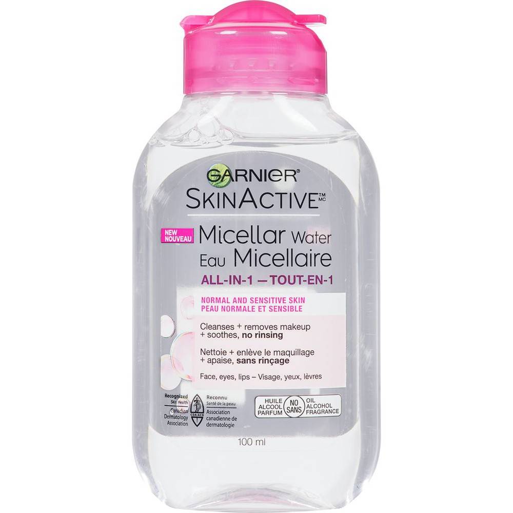 Garnier Skinactive Micellar Cleansing Water All-In-1 Makeup Remover & Cleanser (100 ml)