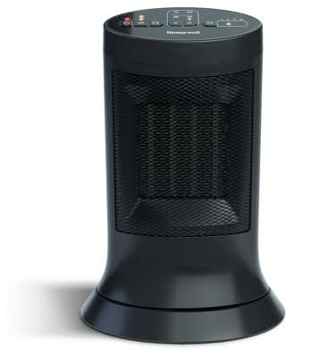 Honeywell Slim Design Digital Ceramic Compact Tower Heater 1500w, Black