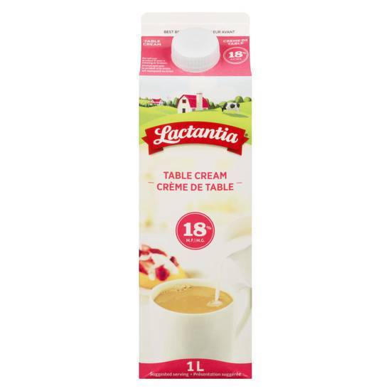 Lactantia Table Cream 18% 1L