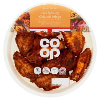 Co-op Hot & Spicy Chicken Wings 350g