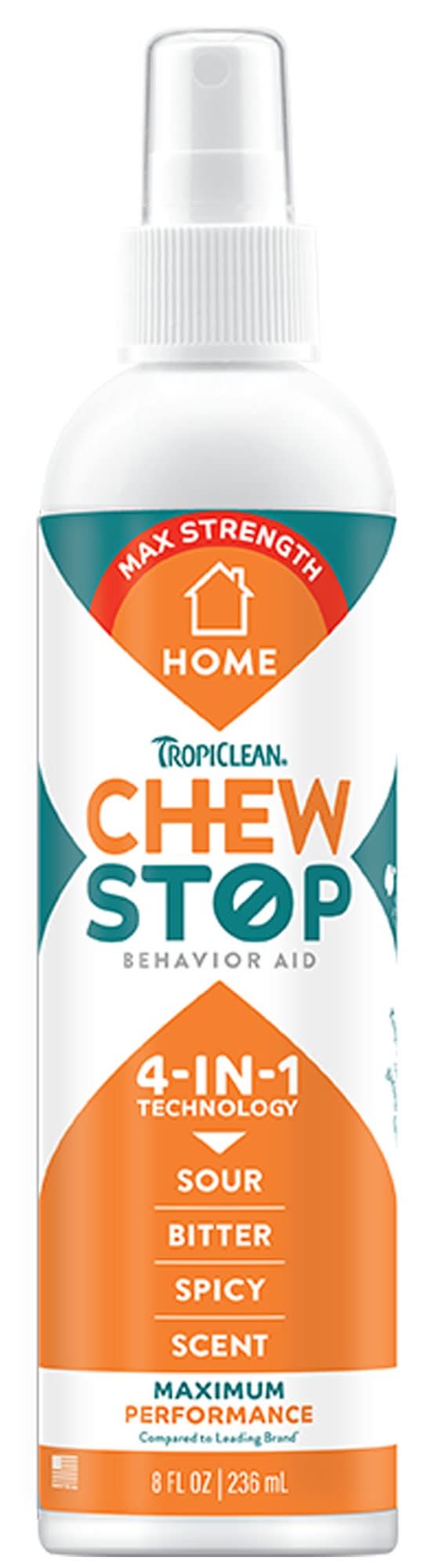 TropiClean Chew Stop Behavior Aid Home Spray 8 Ounce (Size: 8 Oz)