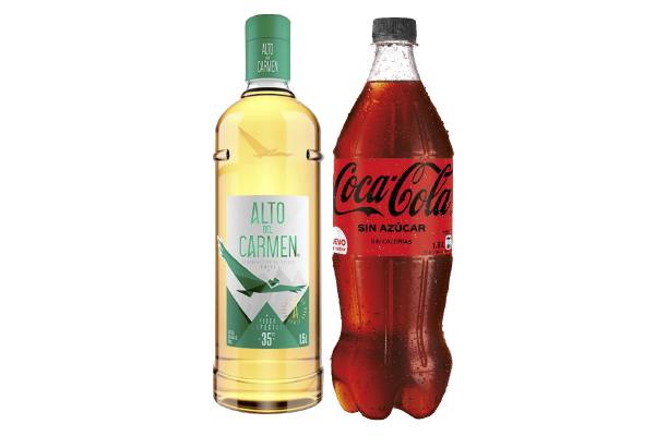 Alto del Carmen 35° 1,5L + Coca Cola 1,5