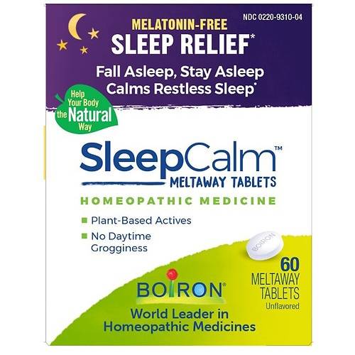 Boiron Sleepcalm Melatonin-Free Tablets, Homeopathic Sleep Aid - 60.0 ea