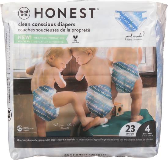 The Honest Company Gentle + Absorbent Diapers Size 4 (23 ct)