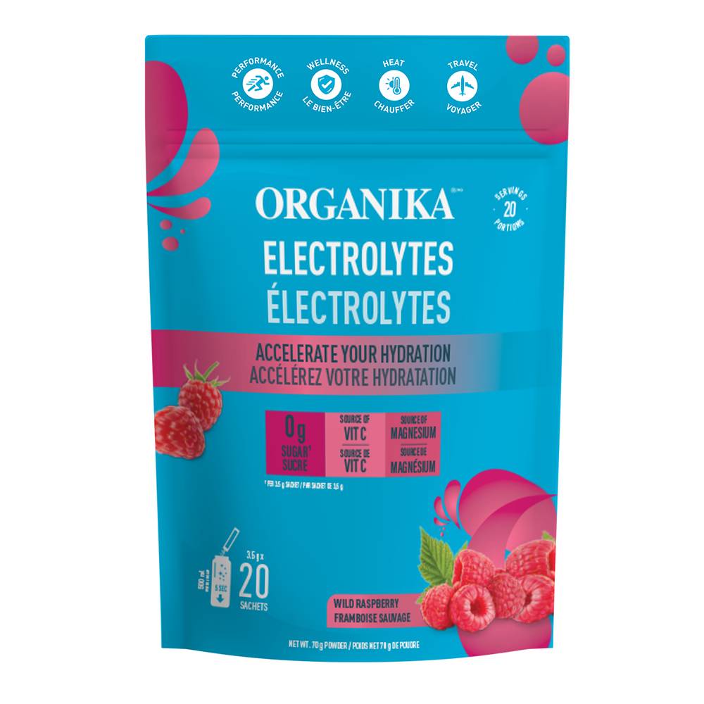 Organika Electrolytes (70 g) (raspberry)