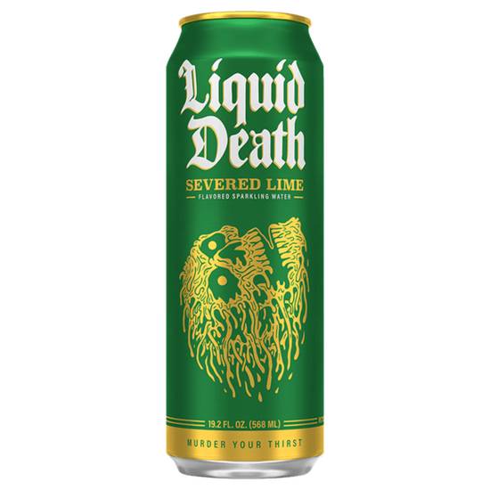Liquid Death Severed Lime Sparkling Water 19.2oz