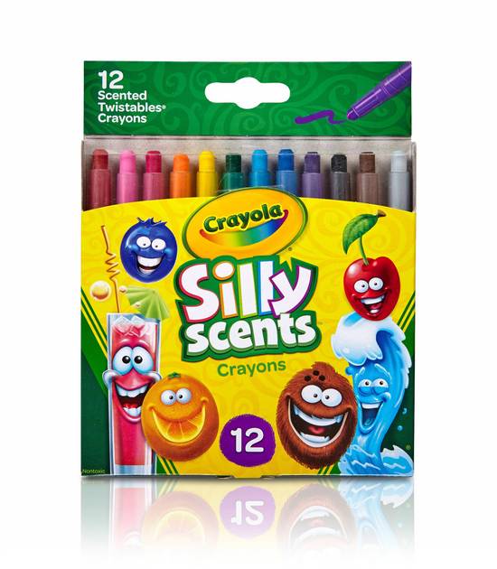 Crayola Silly Scents Mini Twistables Scented Crayons - 12 ct