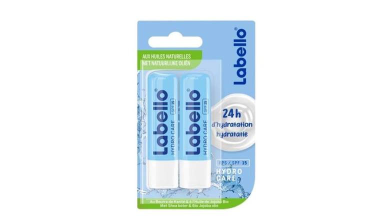 Labello - Sticks soins des lèvres hydro care  fps 15 24h