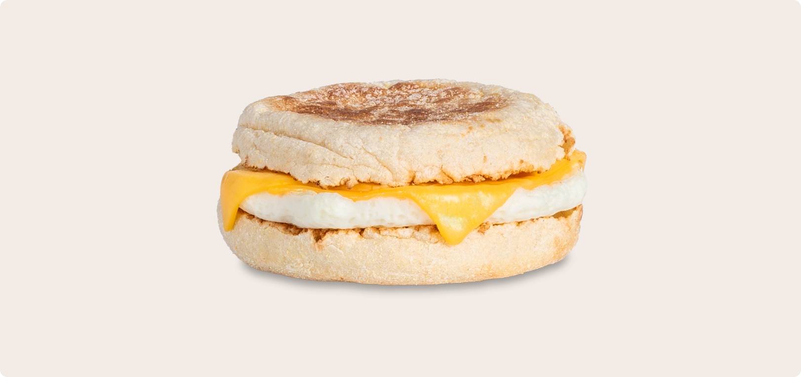 Egg & Cheese on an English Muffin