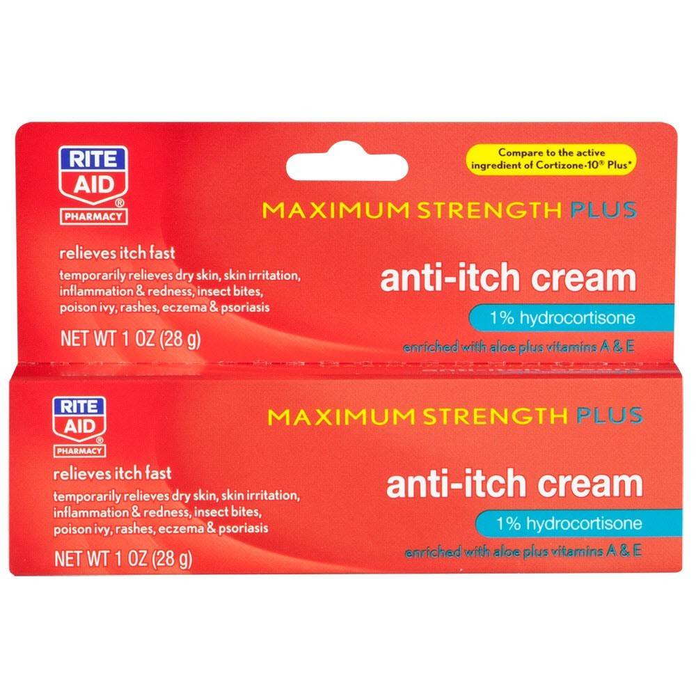 Rite Aid Hydrocortisone Cream 1% Maximum Strength Plus (1 oz)