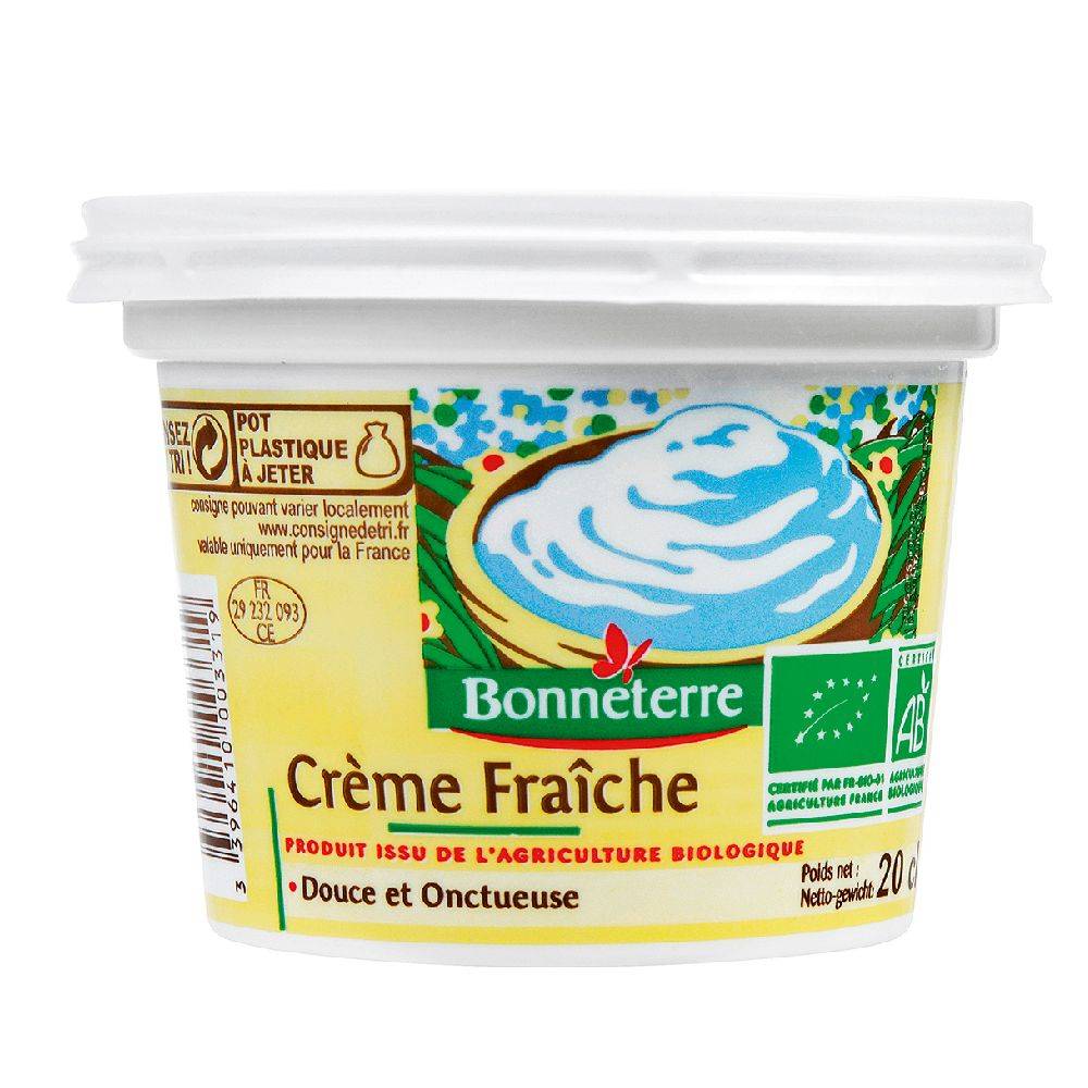 Creme fraiche 20cl  - BONNETERRE - BIO