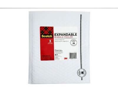 Scotch Expandable Bubble Mailer (3 ct)