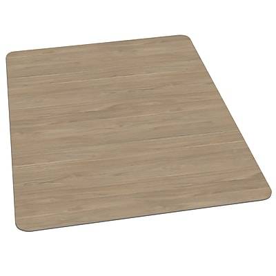 Staples® Roll-Up Carpet & Hard Floor Chair Mat, 36 x 48'', Medium-Pile, Driftwood (105317)