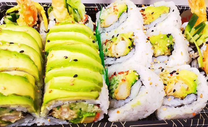 3. Dynamite Roll (8 Pieces) & Green Dragon Roll (8 Pieces)
