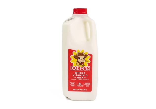 Borden Whole Milk Half Gallon
