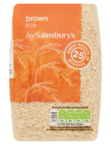 Sainsbury's Brown Rice (500g)