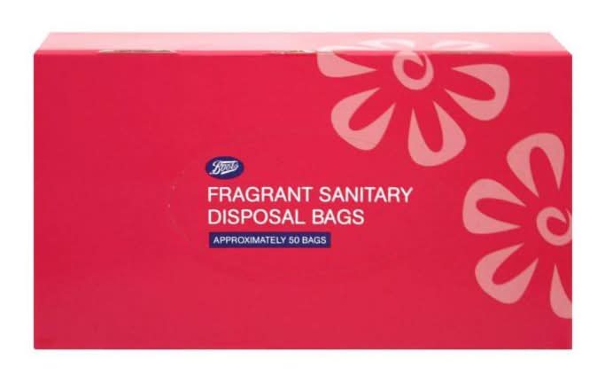 Boots Fragranced Sanitary Disposal Bags (50 pack)