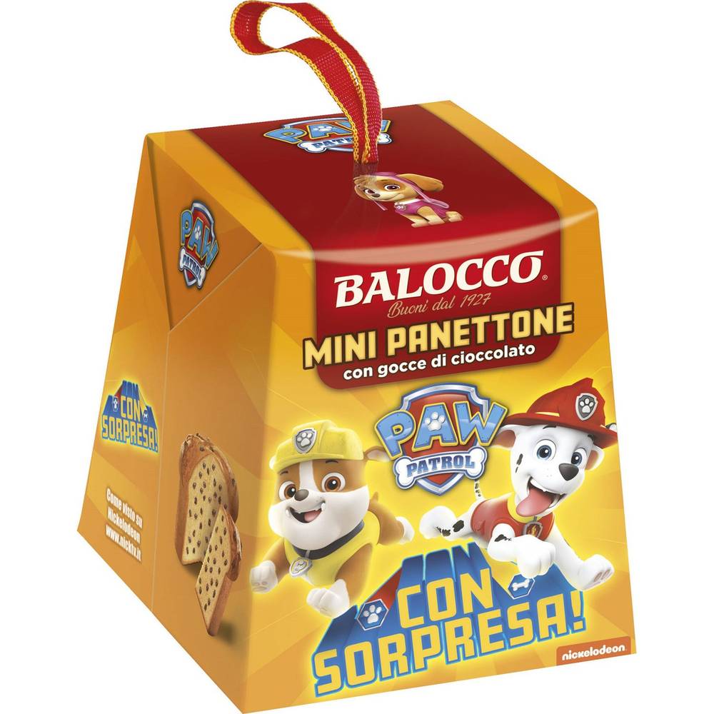 Panettone paw patrol BALOCCO - la boite de 100g