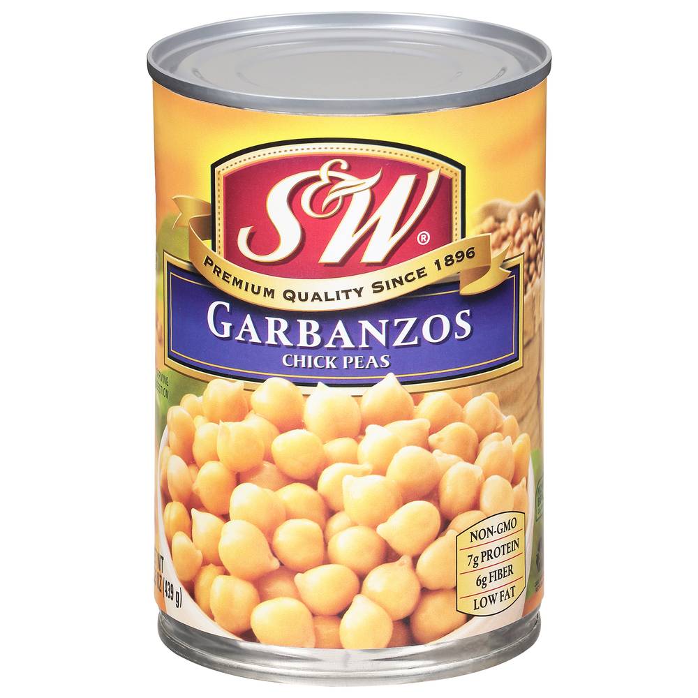 S&W Garbanzos Chick Peas (15.5 oz)