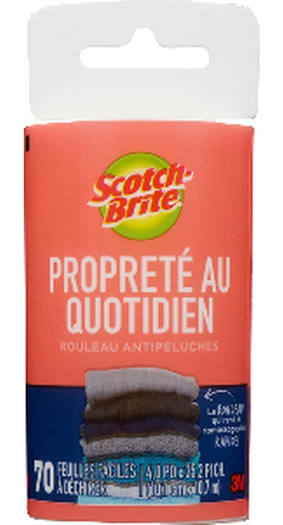 Scotch Brite Lint Roller Refill 70Sheets 1 Un