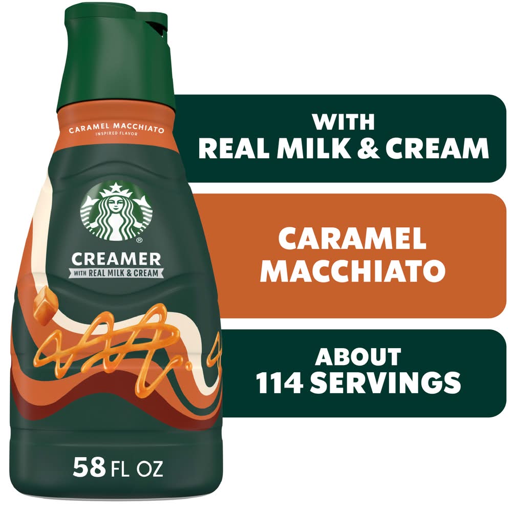 Starbucks Caramel Macchiato Coffee Creamer (58 fl oz)