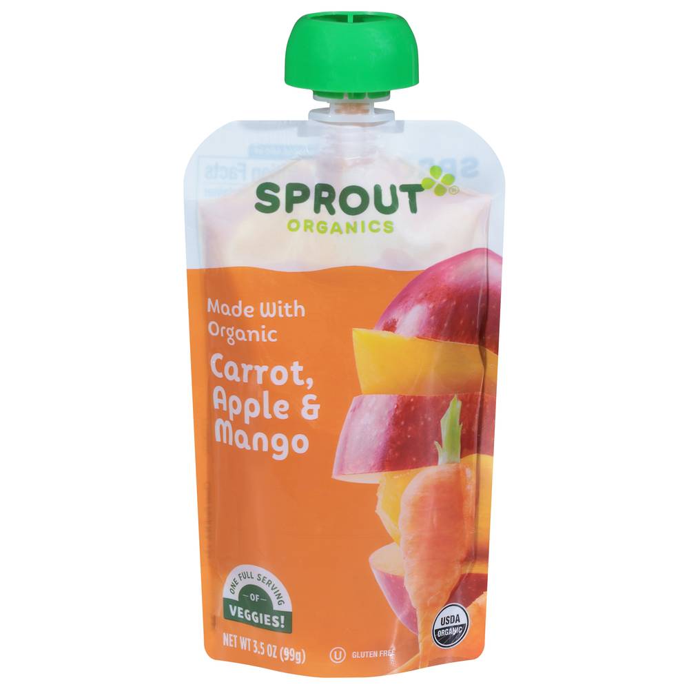 Sprout Organics Carrot Apple & Mango Organic Baby Food