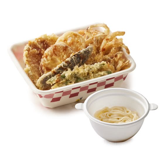 野菜天丼弁当（冷小うどん）セット