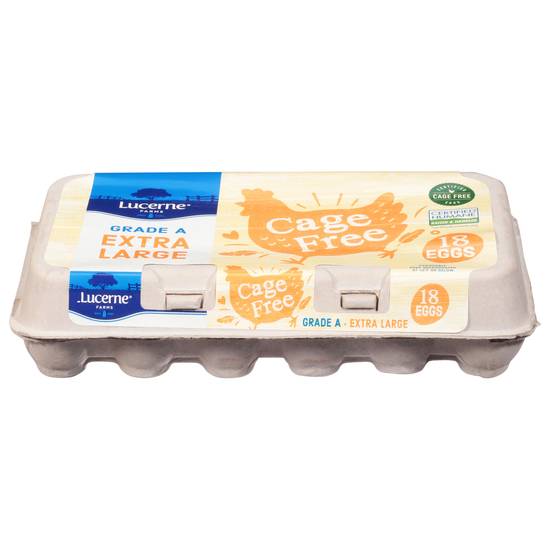 Lucerne Cage Free Extra Large Grade a Eggs (18 ct)
