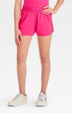 Girls' Run Shorts - All In Motion™ Berry Pink M