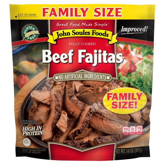 John Soules Foods Beef Fajitas (14 oz)
