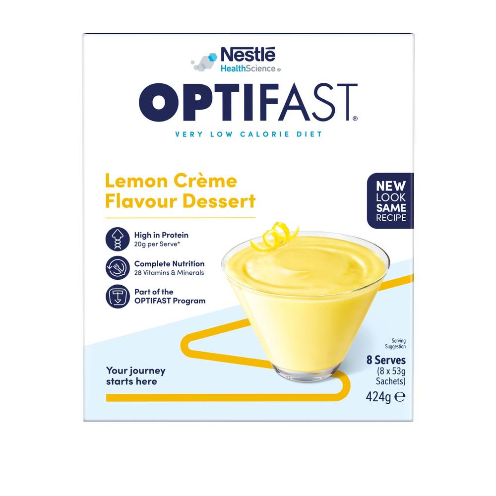 OPTIFAST Dessert Lemon Creme 8 x 53g