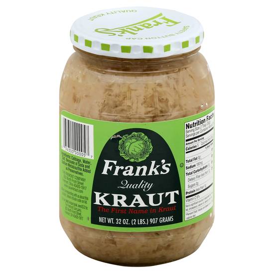 Frank's Quality Kraut Sauerkraut