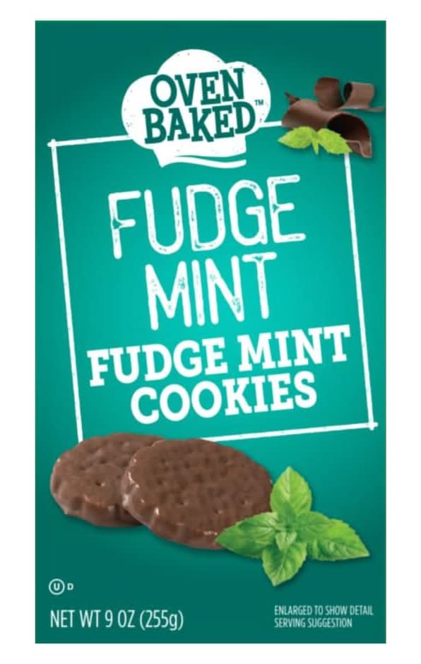 Oven Baked Fudge Cookies, Mint (9 oz)