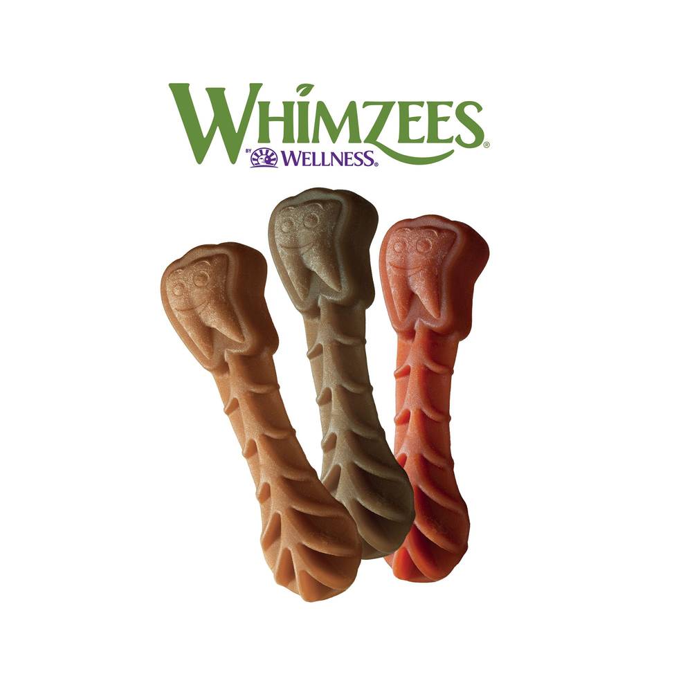 WHIMZEES Brushzees Dental Dog Treat - Natural, Grain Free, 1 Count (Size: X Small)