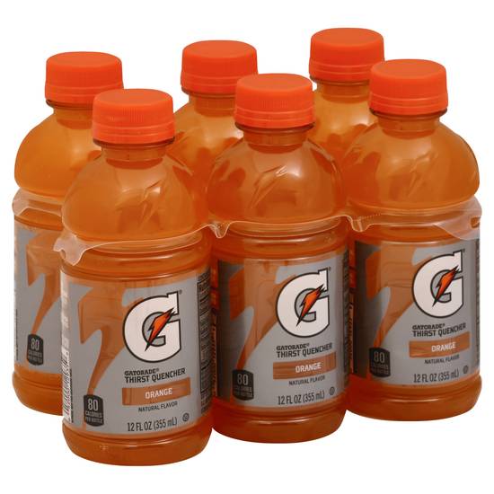 Gatorade Orange Flavored Thirst Quencher (6 ct, 12 fl oz)