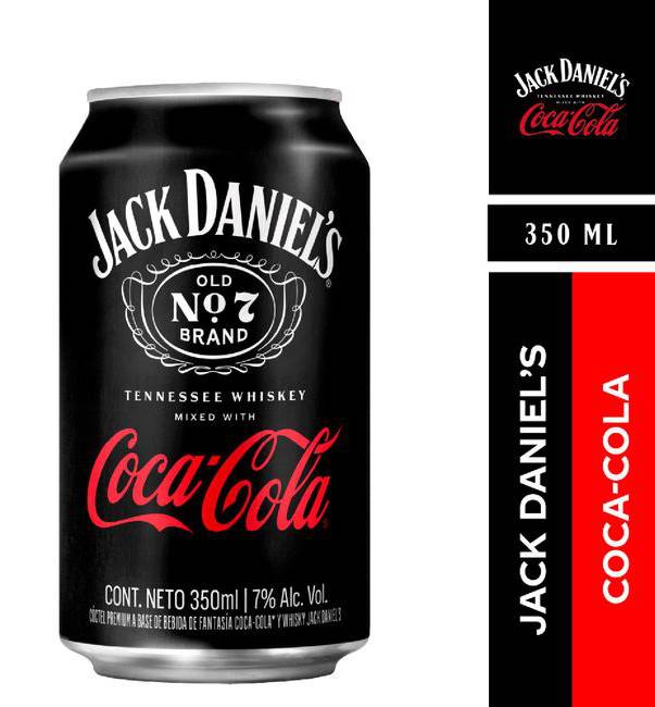 Coca-Cola · Jack daniels & coke (350 ml)
