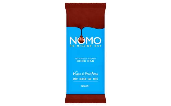 NOMO Vegan & Free From Creamy Choc Bar 85g