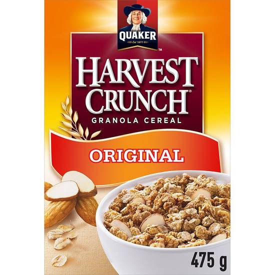 Quaker Harvest Crunch Original Granola Cereal (475 g)