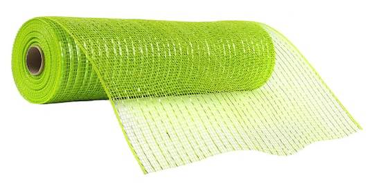 Celebrate It Mesh, 12 inX 11.6 Yd, Lime Green