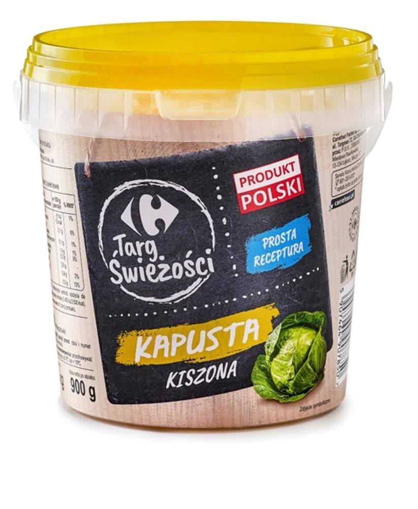 Kapusta kiszona wiaderko 1kg