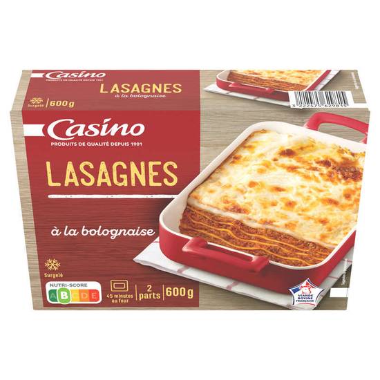 Casino Lasagne bolognaise - 600g