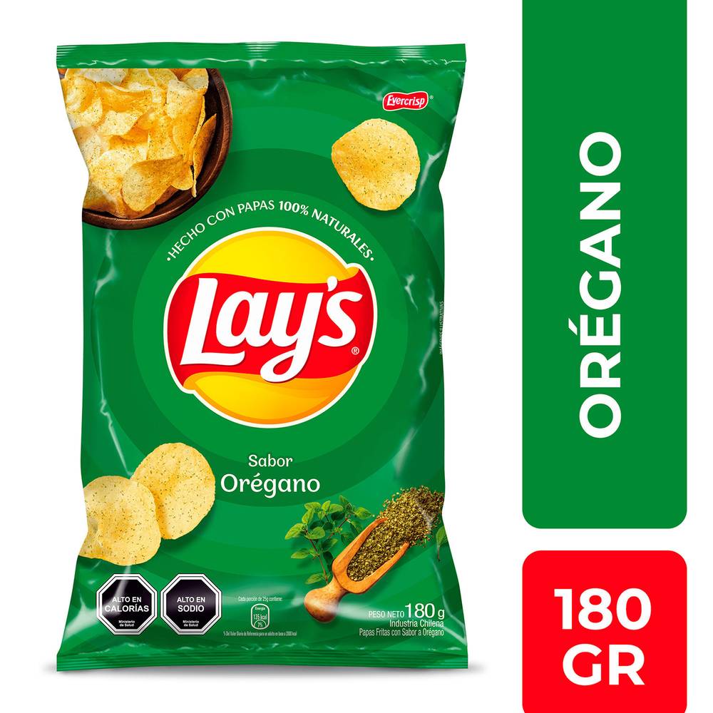 Lay's papas fritas orégano