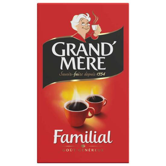 Grand Mere Café - Familial - Café Moulu - Généreux 250 g