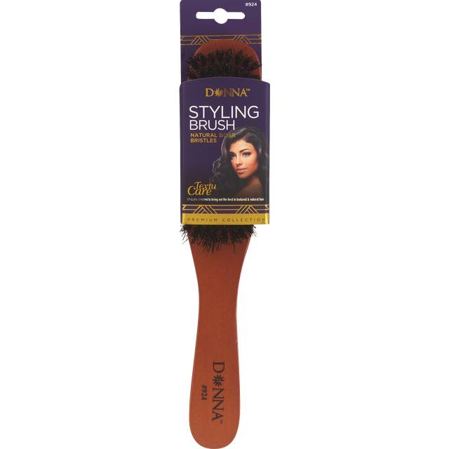 Donna Styling Hair Brush Natural Boar Bristles