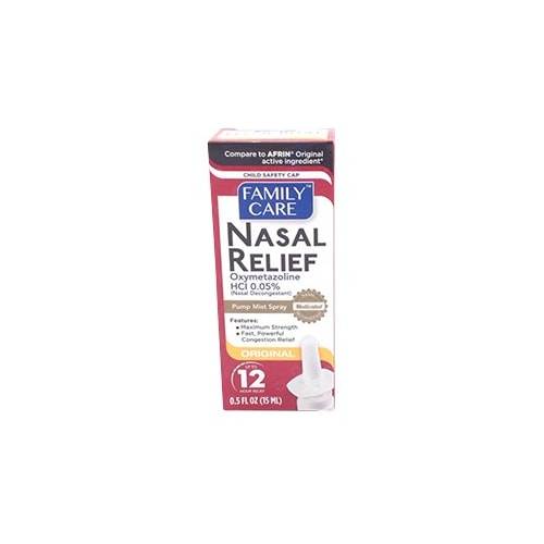 Family Care Original Nasal Relief Pump Mist Spray