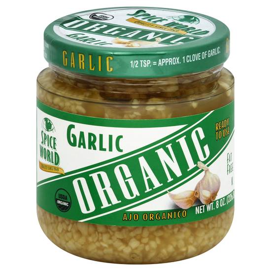 Spice World Organic Garlic (8 oz)