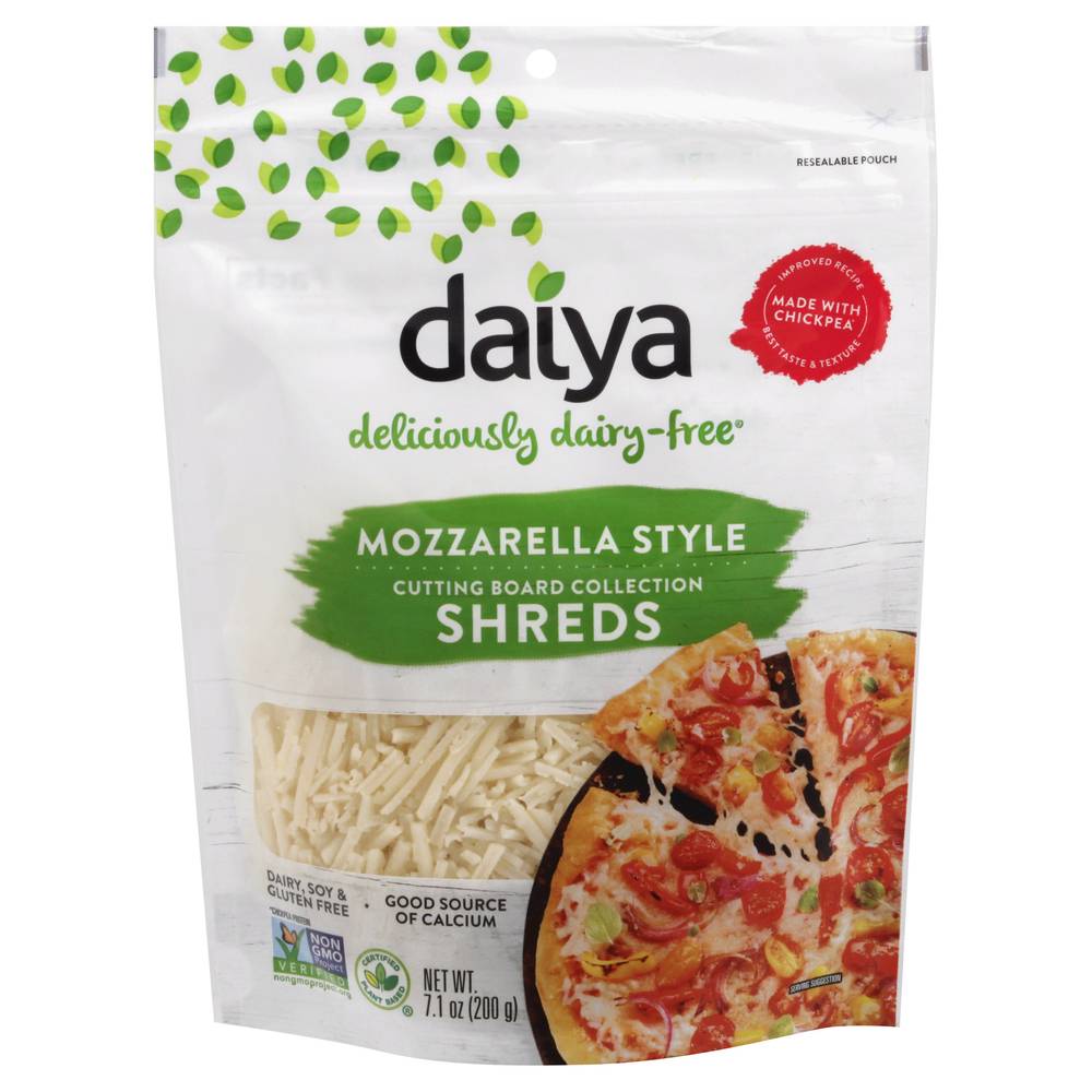 Daiya Deliciously Dairy-Free Mozzarella Style Shreds, Chickpea (7.1 oz)