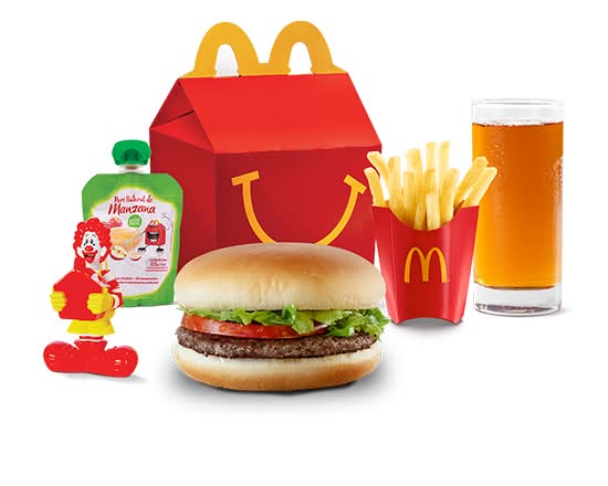 Cajita Feliz de Hamburguesa Junior